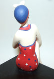 Bathing Beauty Figurine Figure Shelf Sitter Red Polka Dot Pattern - The Ritzy Gift