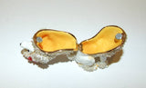 White Poodle Bejeweled & Enameled Hinged Trinket Box NIB Pearl - The Ritzy Gift