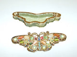 Cabachon Butterfly Bejeweled & Enameled Trinket Box Swarovski Crystals - The Ritzy Gift