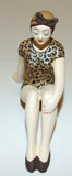 Bathing Beauty Figurine Figure Shelf Sitter Brown Animal Print Mini - The Ritzy Gift