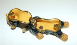 Yorkie Dog Enamel Hinged Bejeweled Trinket Box W/Necklace Swarovski Crystals - The Ritzy Gift