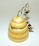 Copy of Bee Hive Bejeweled & Enameled Hinged Trinket Box With Austrian Crystals - The Ritzy Gift
