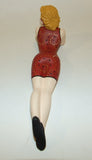 Bathing Beauty Figurine Figure Shelf Sitter Red Swim Suit Laying Down Small - The Ritzy Gift