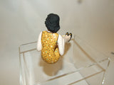 Bathing Beauty Figurine Figure Shelf Sitter Gold Polka Dot Swim Suit Small - The Ritzy Gift