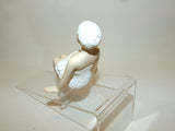 Bathing Beauty Figurine Figure Shelf Sitter Spa Girl With Towel Sitting Mini - The Ritzy Gift
