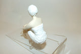 Bathing Beauty Figurine Figure Shelf Sitter Spa Girl With Towel & Turban Sitting Mini - The Ritzy Gift