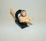 Ester Bather Bathing Beauty Figure Figurine Black & White Suit Inner Tube Mini - The Ritzy Gift