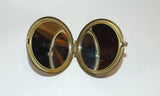Jay Strongwater Enameled Round Compact Mirror Flower Clasp - The Ritzy Gift