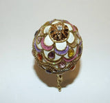 Decorative Duck Egg BeJeweled Jewelry Ring Box - The Ritzy Gift